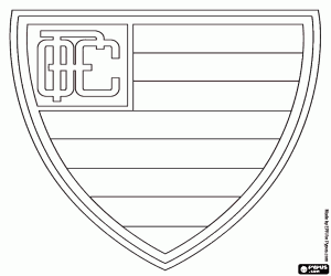 Badge van Oeste FC kleurplaat