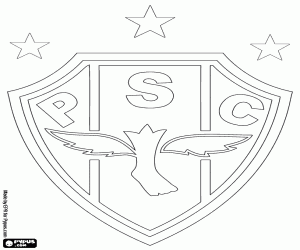 Badge voor Paysandú SC kleurplaat
