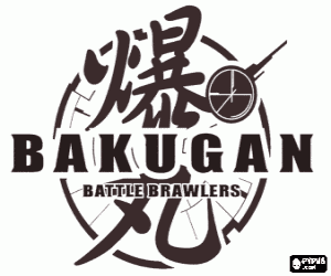 Bakugan Logo kleurplaat