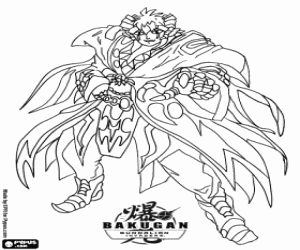 Barodius, Bakugan karakter kleurplaat