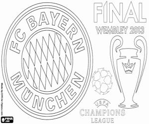 Bayern München, Champions 2012-2013 kleurplaat