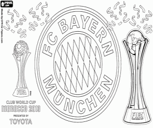Bayern, Wereldkampioenschap Club 2013 kleurplaat