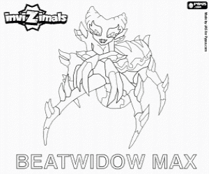 Beatwidow Max, Invizimals kleurplaat