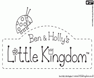 Ben and Holly’s Little Kingdom logo kleurplaat