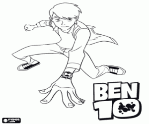 Ben Tennyson, Ben 10 protagonist kleurplaat