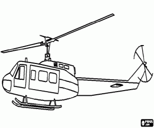 Big helikopter kleurplaat
