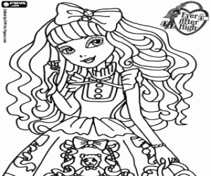 Blondie Lockes, Ever After High kleurplaat