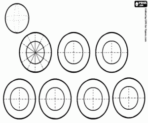 Een bol, een volume kleurplaat
