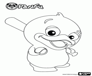 Bolly speelt honkbal kleurplaat