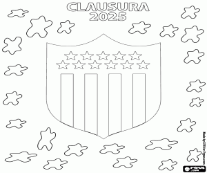 CA Peñarol, Clausura 2025-kampioen kleurplaat