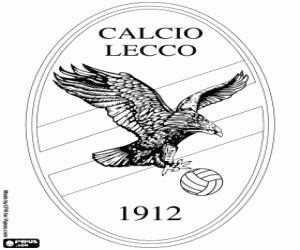 Calcio Lecco badge kleurplaat