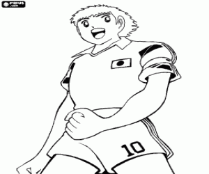Captain Tsubasa, Tsubasa Ozora kleurplaat