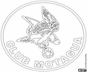 CD Motagua embleem kleurplaat