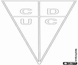 CD Universidad Católica embleem kleurplaat