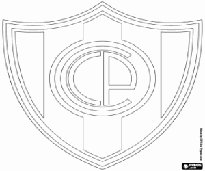 Cerro Porteño embleem kleurplaat