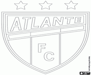 CF Atlante logo kleurplaat