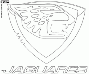 CF Jaguares Chiapas badge kleurplaat