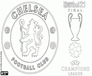 Chelsea, Champions League 2021 kleurplaat
