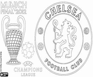 Chelsea FC, Champions 2011-2012 kleurplaat