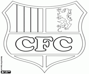Chemnitzer FC schild kleurplaat