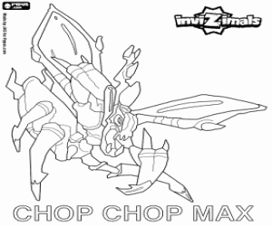 Chop Chop Max, Invizimals insect kleurplaat