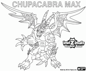 Chupacabra Max, Invizimals Shadow Zone kleurplaat