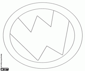 Circulaire logo van Wonder Pets kleurplaat