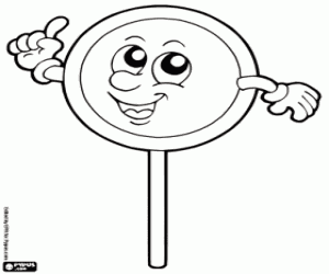 Een circulaire verkeersbord kleurplaat