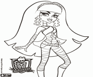 Cleo de Nile, Monster High kleurplaat