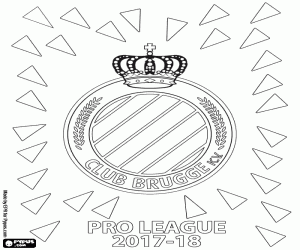 Club Brugge KV, Pro League 2017-2018 kleurplaat