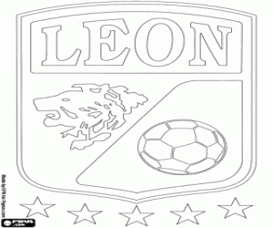 Club León FC logo kleurplaat