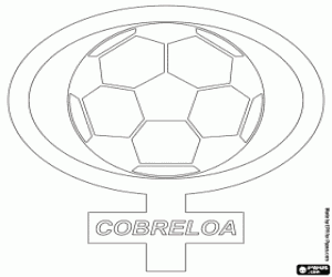Cobreloa logo kleurplaat