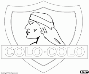 Colo-Colo logo kleurplaat
