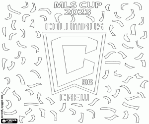 Columbus Crew, MLS Cup 2023 kleurplaat