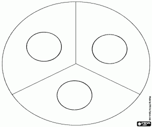 Combinaties met drie kleuren kleurplaat