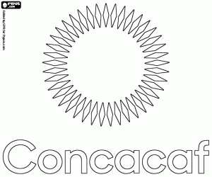 CONCACAF-logo kleurplaat