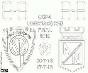 Copa Libertadores 2016, de finale kleurplaat