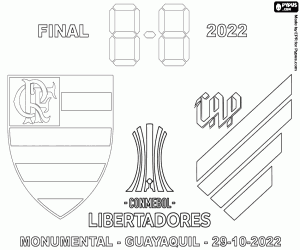 Copa Libertadores Finale 2022 kleurplaat