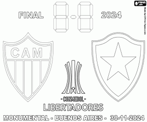 Copa Libertadores, finale 2024 kleurplaat