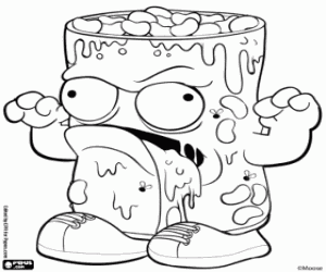 Crud can, Trash Pack kleurplaat