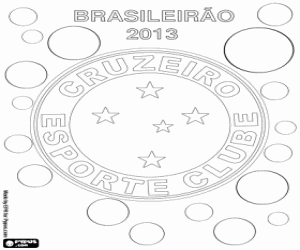 Cruzeiro, kampioen Brasileirão 2013 kleurplaat