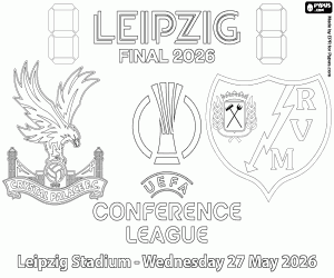 Crystal Palace - Rayo Vallecano kleurplaat