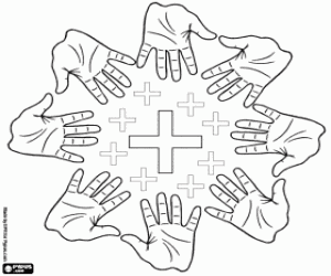 Dag van de coöperaties kleurplaat