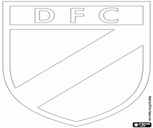 Danubio FC embleem kleurplaat