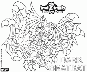 Dark Bratbat, Invizimals Shadow Zone kleurplaat