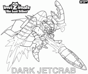 Dark Jetcrab, Invizimals The Lost Tribes kleurplaat