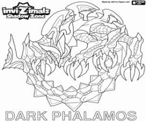 Dark Phalamos, Invizimals Shadow Zone kleurplaat