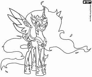 Daybreaker, My Little Pony kleurplaat