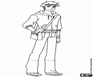 De aantrekkelijke jonge man Blaine kleurplaat