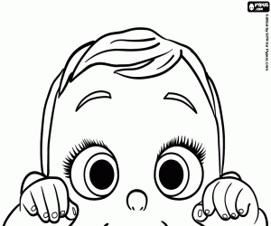 De baby Diamond Destiny kleurplaat